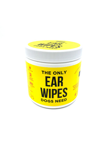 THE ONLY EAR WIPES DOGS NEED: Ear Cleaner for Dogs, Ear Wipes for Dogs, Pet Wipes, Natural Rapport