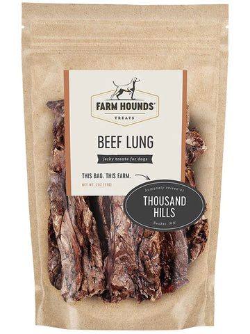 Farm Hounds Beef Lung Treats - Beef Lung for Dogs, Organ for Dogs, Beef Treats for Dogs